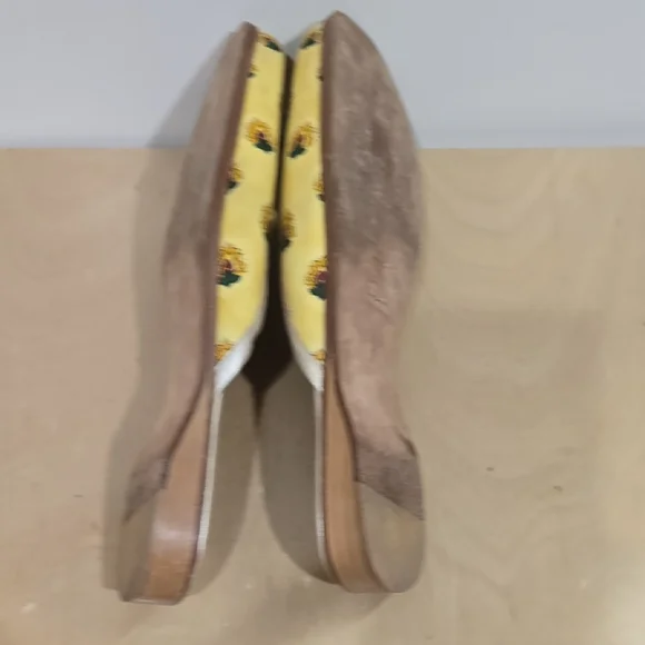 🌻Paul Mayer Yellow Floral Bow Mules - Picture 13 of 15